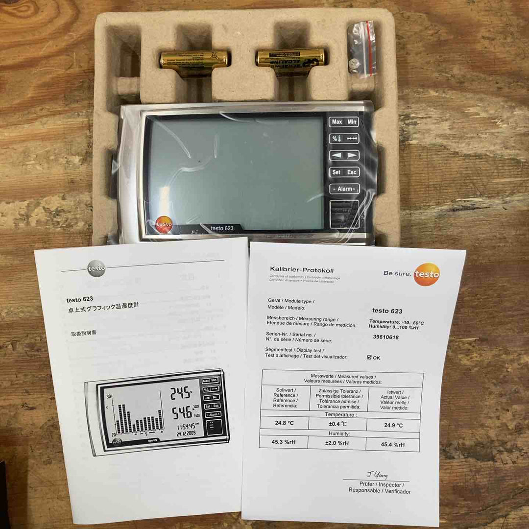 テストー testo623 卓上式温湿度計 0560 6230【柏店】