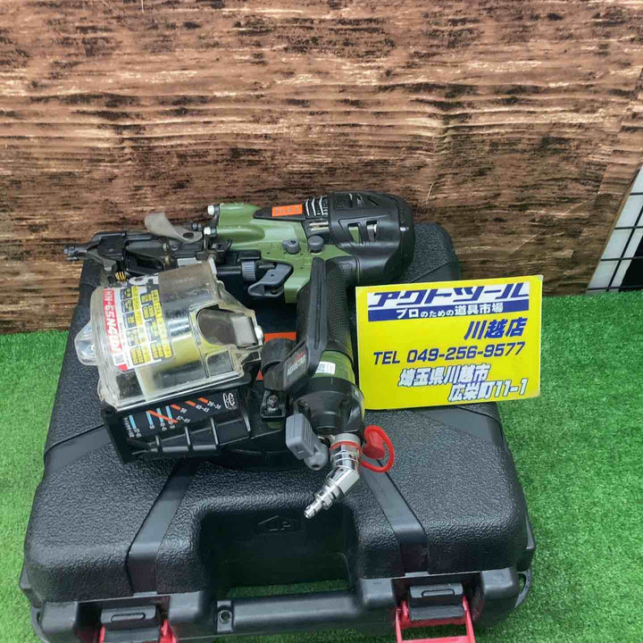 マックス(MAX) 高圧エア釘打ち機 HN-65N4(D)_ミリタリーグリーン 使用空気圧範囲 1.2～2.3MPa(約12～23kgf/cm2)【川越店】