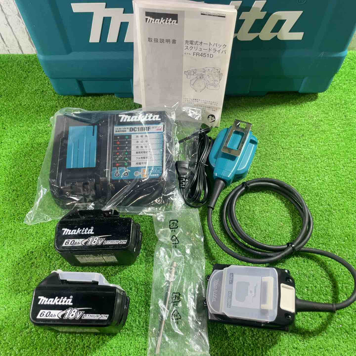 ★マキタ(makita) コードレスオートパックスクリュードライバー FR451DRGX アダプタ付き【川口店】