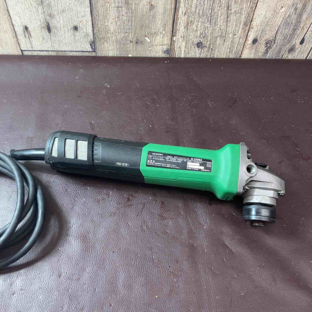【中古品】 ハイコーキ(HIKOKI ※旧:日立工機) 125mm電子ディスクグラインダー スライドスイッチタイプ G13VE2 【東大和店】