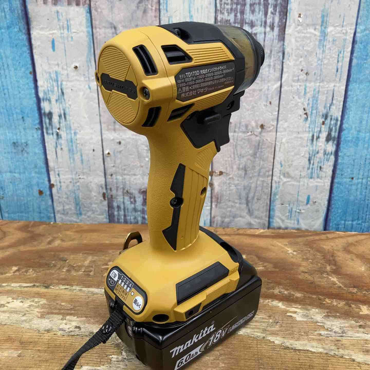 【未使用品】マキタ makita コードレスインパクトドライバー TD173DGXPY プレミアムイエロー 20周年 限定色 プレミアムカラー【柏店】