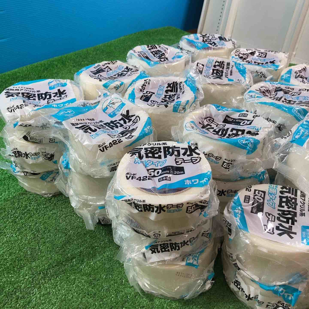 コニシ(KONISHI)気密防水テープ 片面タイプ VF422 50mm×20m 43巻セット【岩槻店】