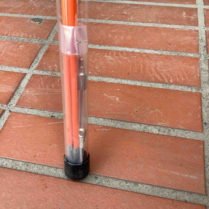 【店頭受取り限定】デンサン ジョイント釣り名人Jr. φ5mm× 1.8m オレンジ 3本 ケーブル索引具 JF-5054【越谷店】