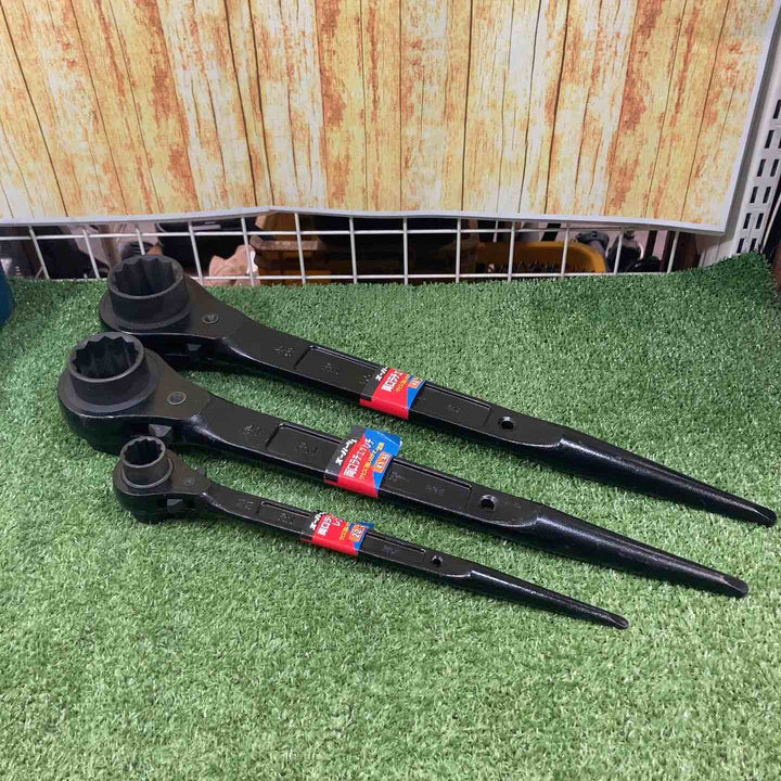 【中古品】  スーパーツール 両口ラチェットレンチ六角対辺 46×50 41×46 19×24 3個セット 【川崎店】