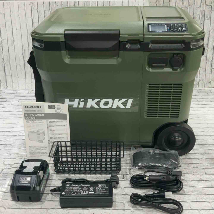 ☆ハイコーキ(HIKOKI ※旧:日立工機) コードレス冷温庫 UL18DC(WMG)【川口店】