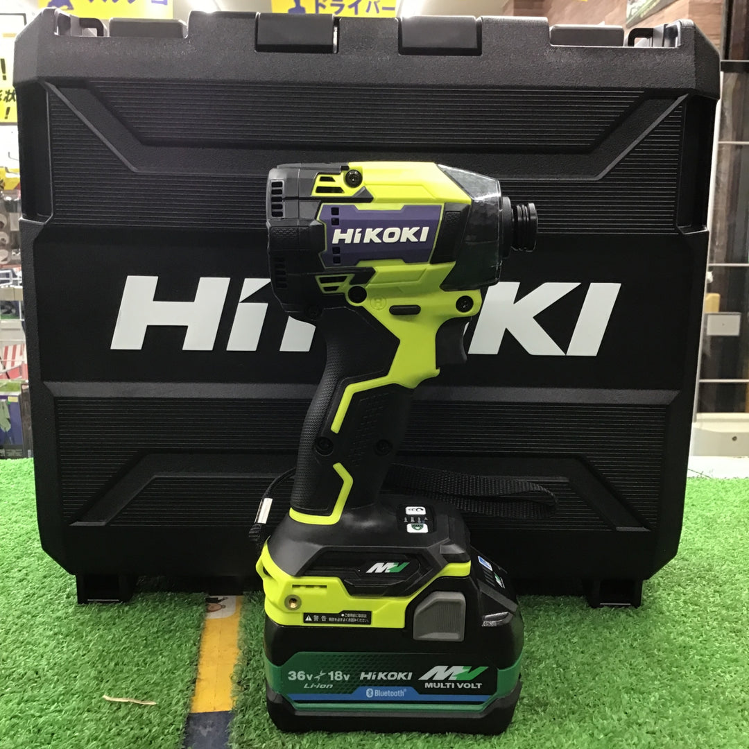 【中古】 ハイコーキ HiKOKI マルチボルト インパクトドライバ スパイダーイエロー WH36DD(2XHYSZ) 【桶川店】