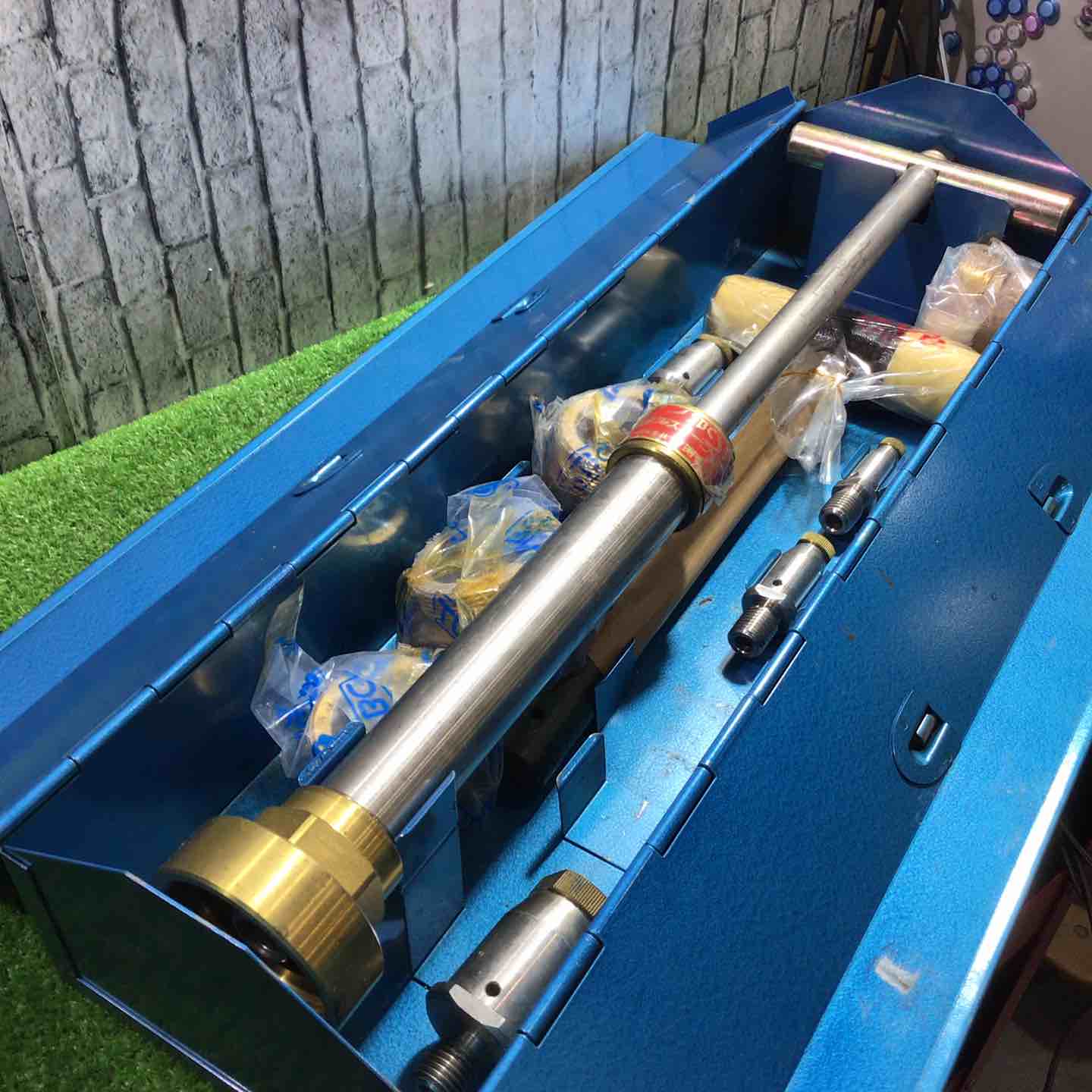 タブチ 穿孔機 &メタルスリーブ挿入器セット タブチ:電動穿孔機イナズマフルセット 型式:20-50LTN-S : 配管部品