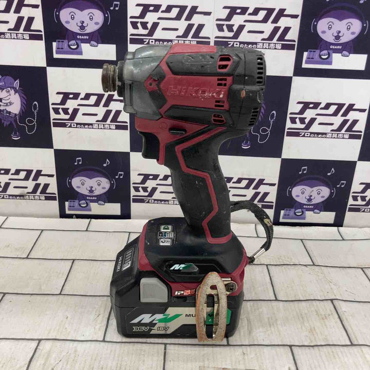 ★ハイコーキ(HIKOKI ※旧:日立工機) コードレスインパクトドライバー WH36DC(NNR)【所沢店】