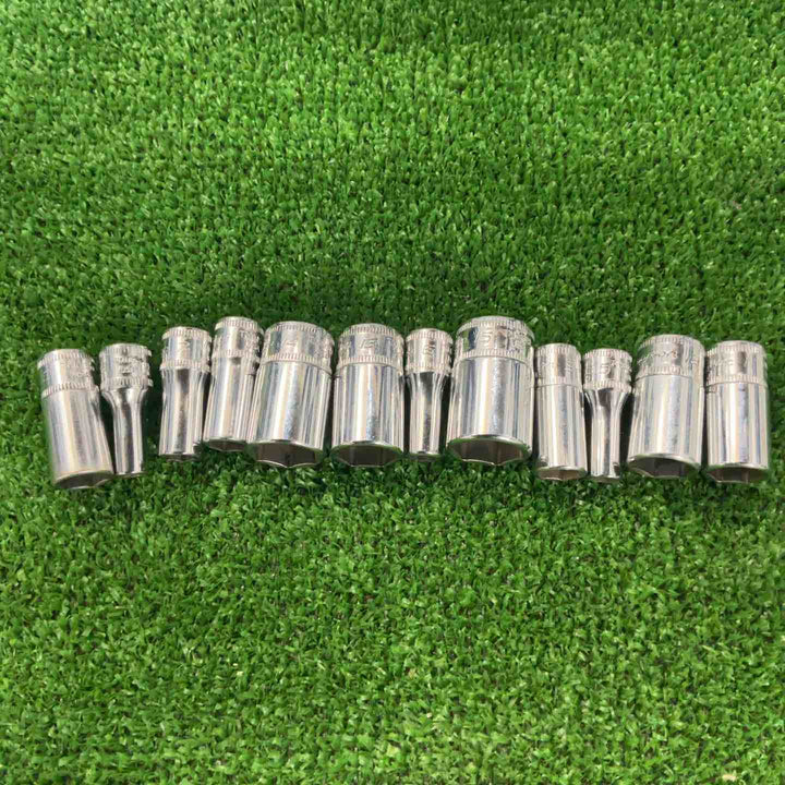 スナップオン(Snap-on) セミディープソケット 1/4 TMMS5・5.5・6・7・8・9・10・11・12・13・14・15 12個セット【草加店】