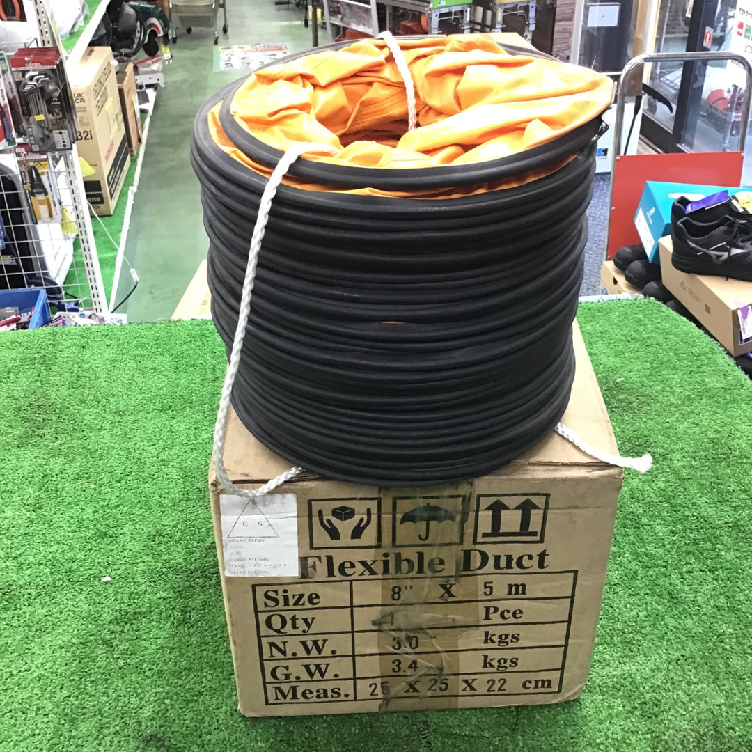 メーカー不明 送風機用ダクト 口径20cm x 5m　ホースバンドなし【桶川店】