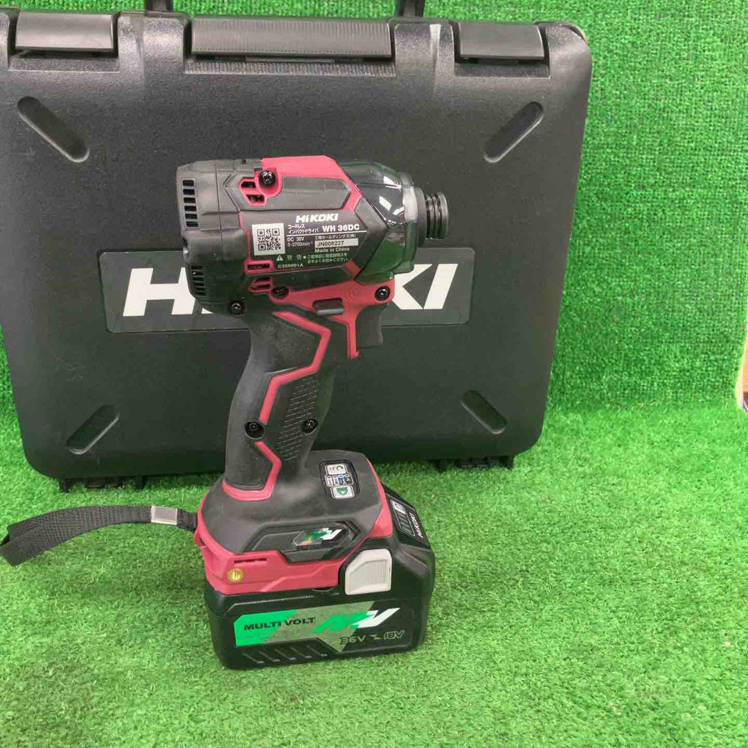 ★ハイコーキ(HIKOKI ※旧:日立工機) コードレスインパクトドライバー WH36DA(2XP)【川崎店】