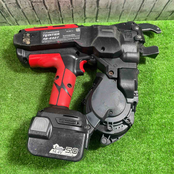 ★マックス(MAX) 鉄筋結束機 ツインタイア RB-442T-B2C/1450A ワイヤー二個付き フルセット 動作確認済み【川口店】