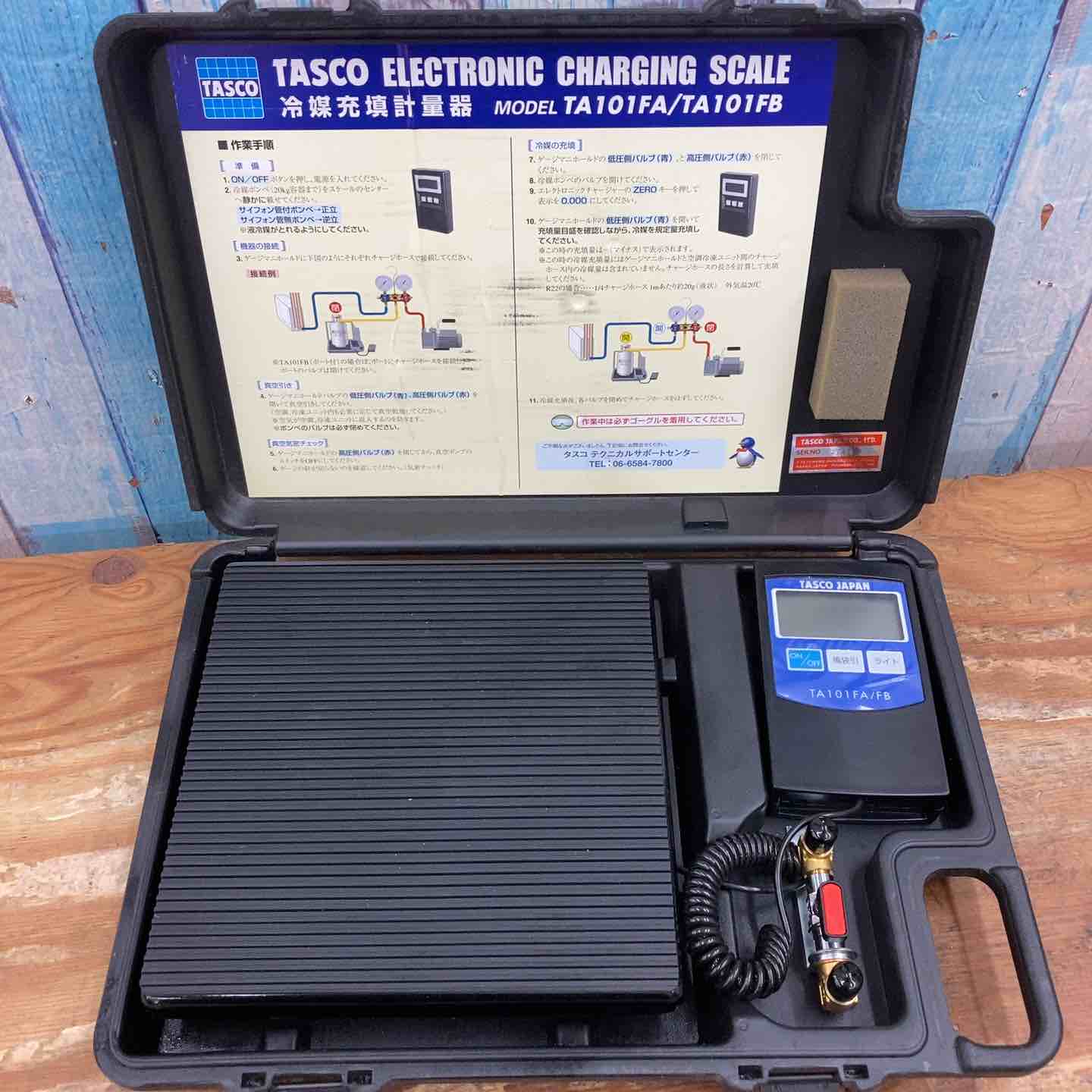 中古品】◇タスコ チャージングスケール エレクトロニックチャージャー