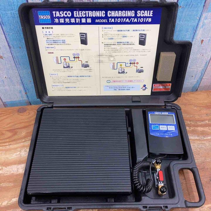 【中古品】◇タスコ チャージングスケール エレクトロニックチャージャー TA101FA/TA101FB【柏店】