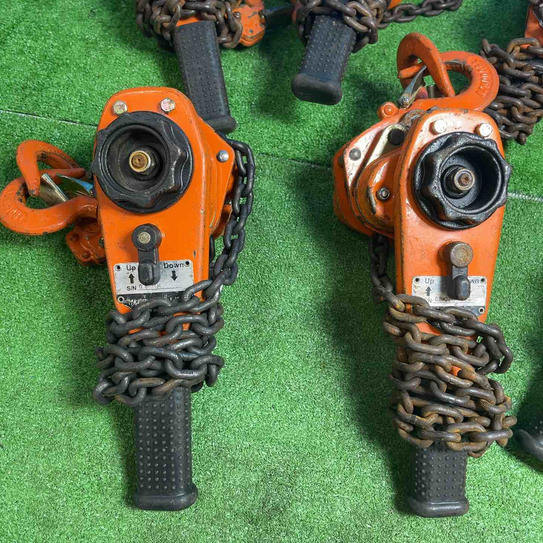 コンドーテック 0.8t レバーホイスト KC-0.8 6点まとめ レバーブロック 800kg【岩槻店】