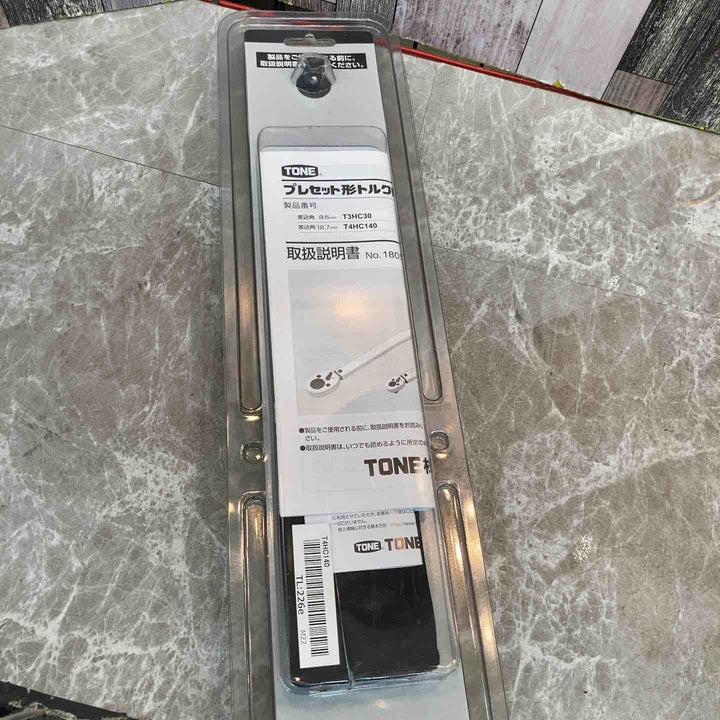 ◇トネ(TONE) プレセット形トルクレンチ 差込角12.7mm(1/2") T4HC140 140N・m【八潮店】