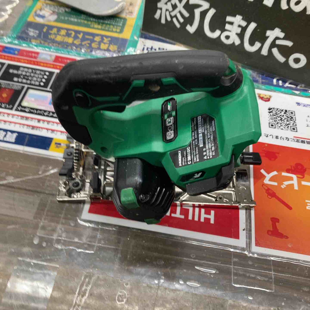 ◇ハイコーキ(HIKOKI ※旧:日立工機) コードレス丸のこ C3605DC(SK)(NN)　本体のみ、36V対応、145～147㎜対応【戸田店】