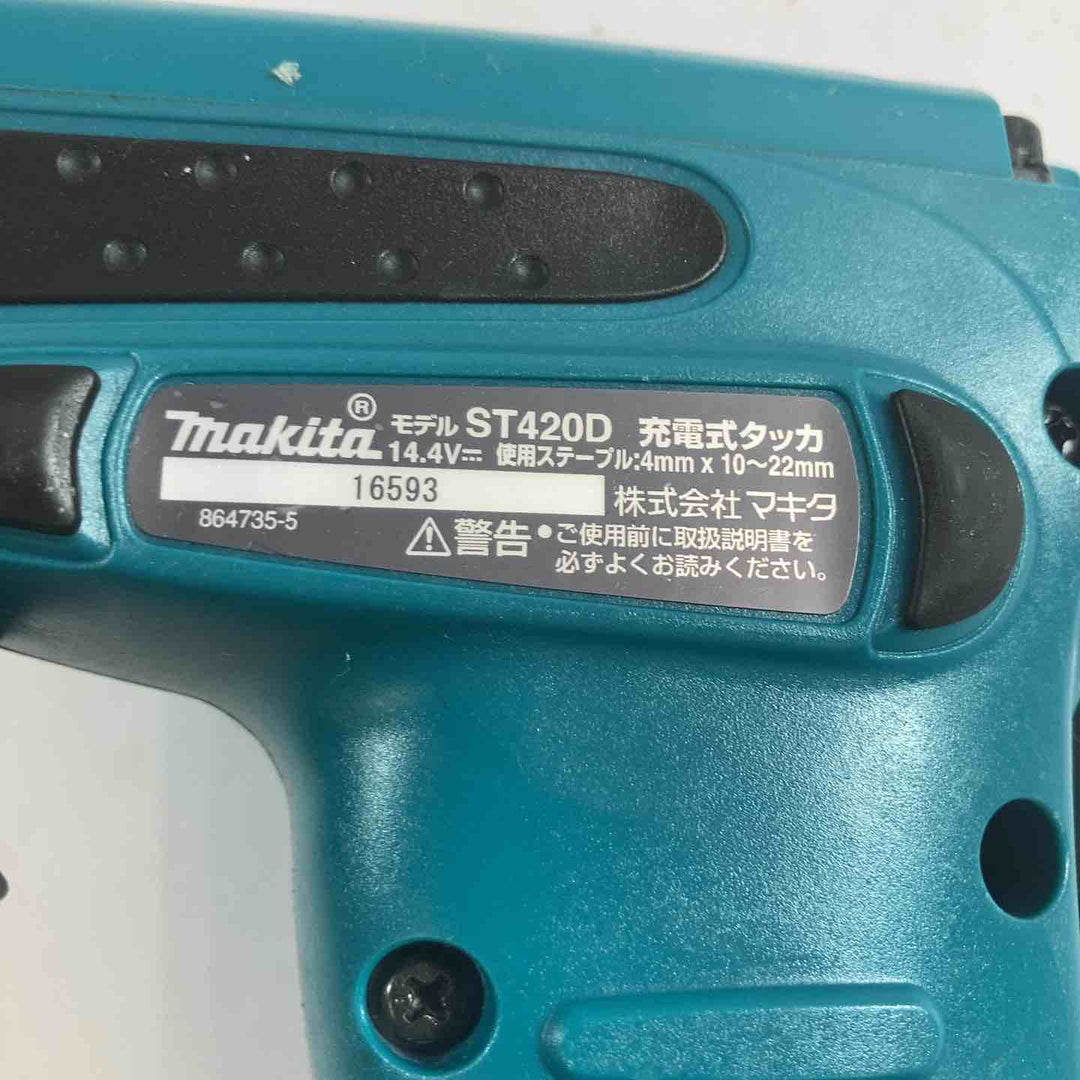 ☆マキタ(makita) 14.4V 4mm J線 コードレスタッカ ST420DRF【川崎店】