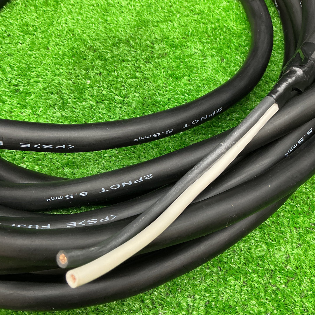 富士電線  2種EPゴム絶縁クロロプレンゴムキャブタイヤケーブル 5.5m㎡ 3心  2PNCT5.5SQ×3C【電材館越谷店】