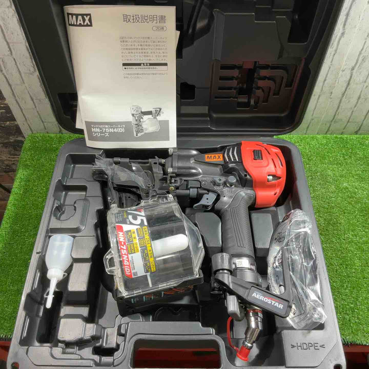 ★マックス(MAX) 高圧エア釘打ち機 HN-75N4(D)-G【川口店】