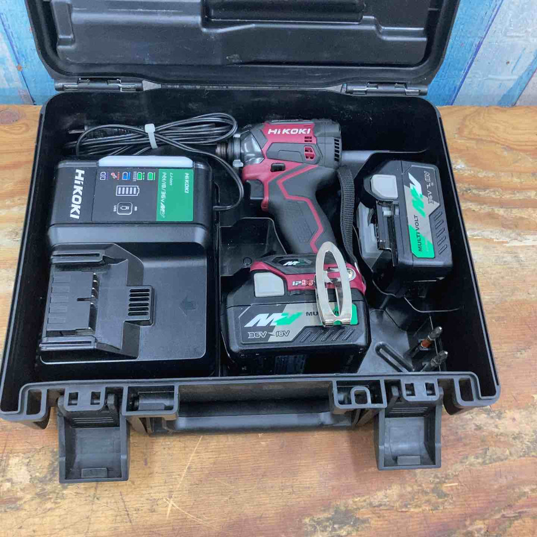 ★ハイコーキ(HIKOKI ※旧:日立工機) コードレスインパクトドライバー WH36DC(2XPR)【柏店】