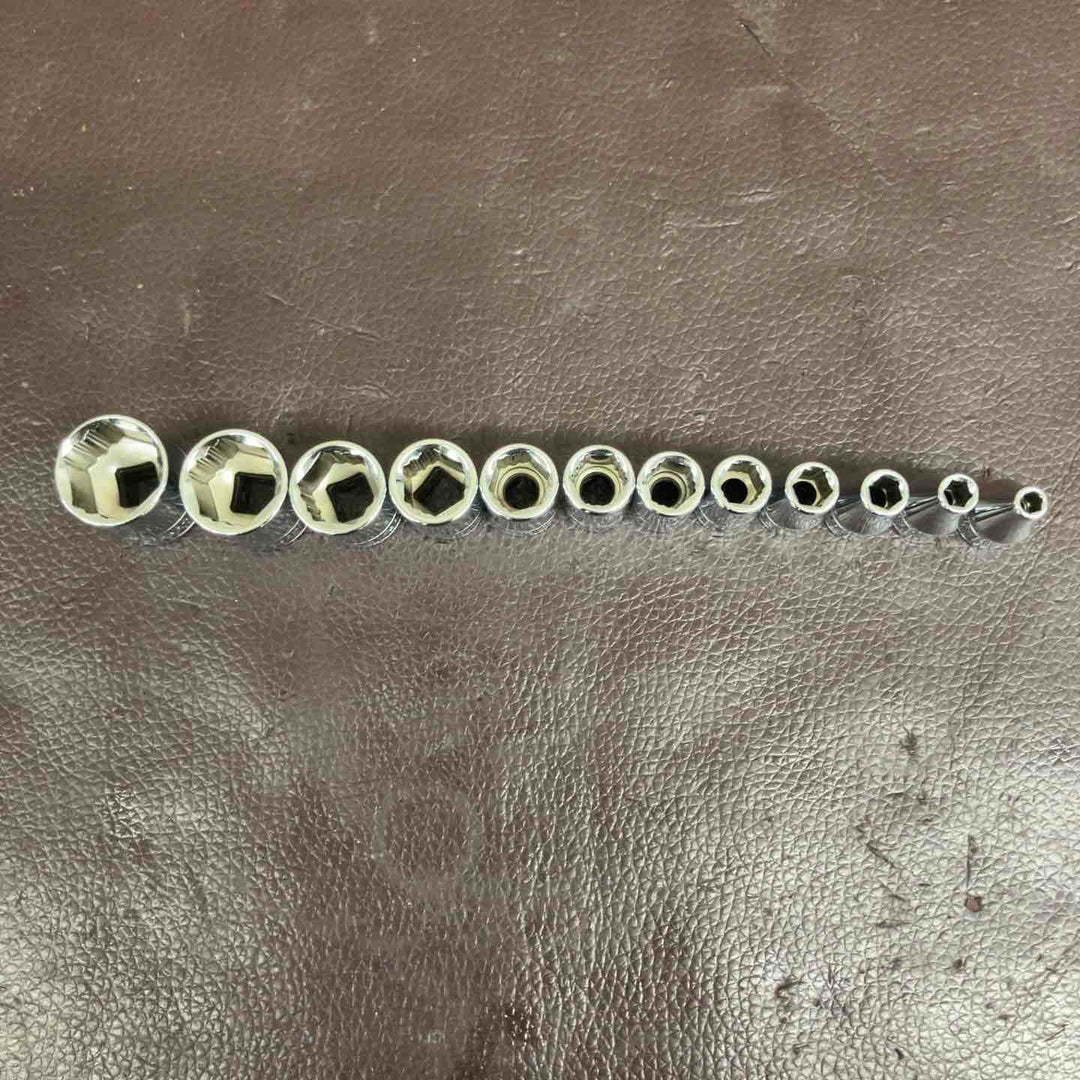 【未使用(店頭展示品)】 マックツール(MACTOOLS) DR6.5mm RBRT インチ スタンダードソケット 12個セット 【東大和店】