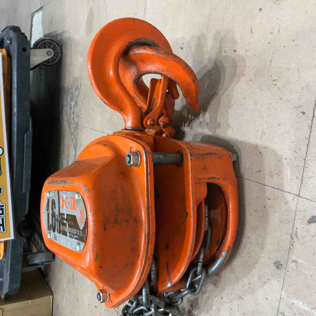 ◇象印 チェーンブロック K-2 1.6t K-01625【草加店】