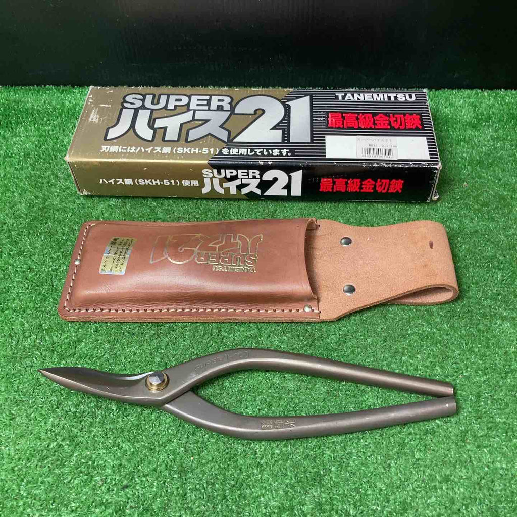 中古品】種光(TANEMITSU) 最高級金切鋏 スーパーハイス21 柳刃 240 