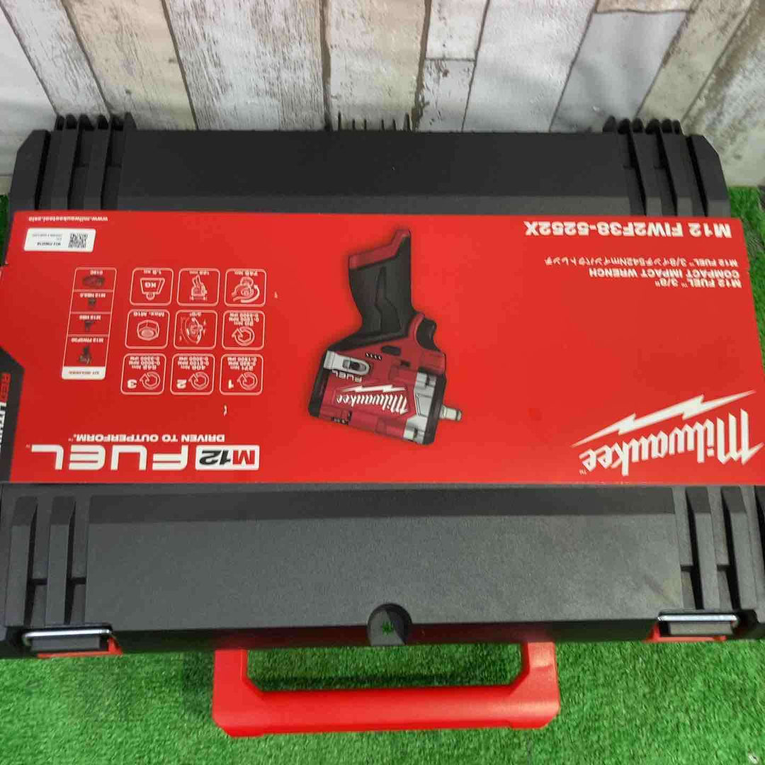 ミルウォーキー M12 FUEL 3/8インチ542Nmインパクトレンチ 5.0AH & 2.5AH キット (M12 FIW2F38-5252X JP)【町田店】