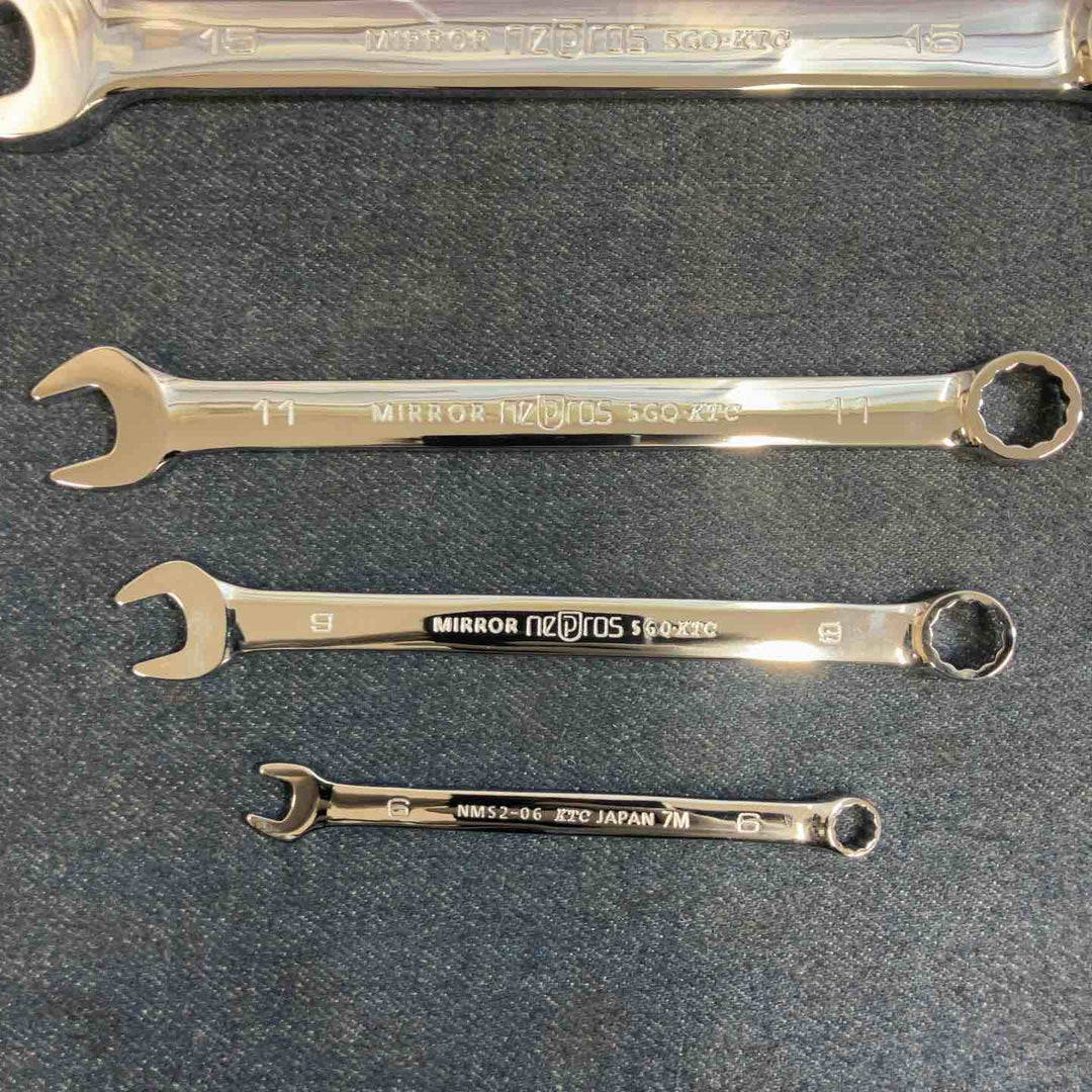 KTC ネプロス コンビネーションレンチNMS2-06,09,11,15,16,18 6本セット【八潮店】