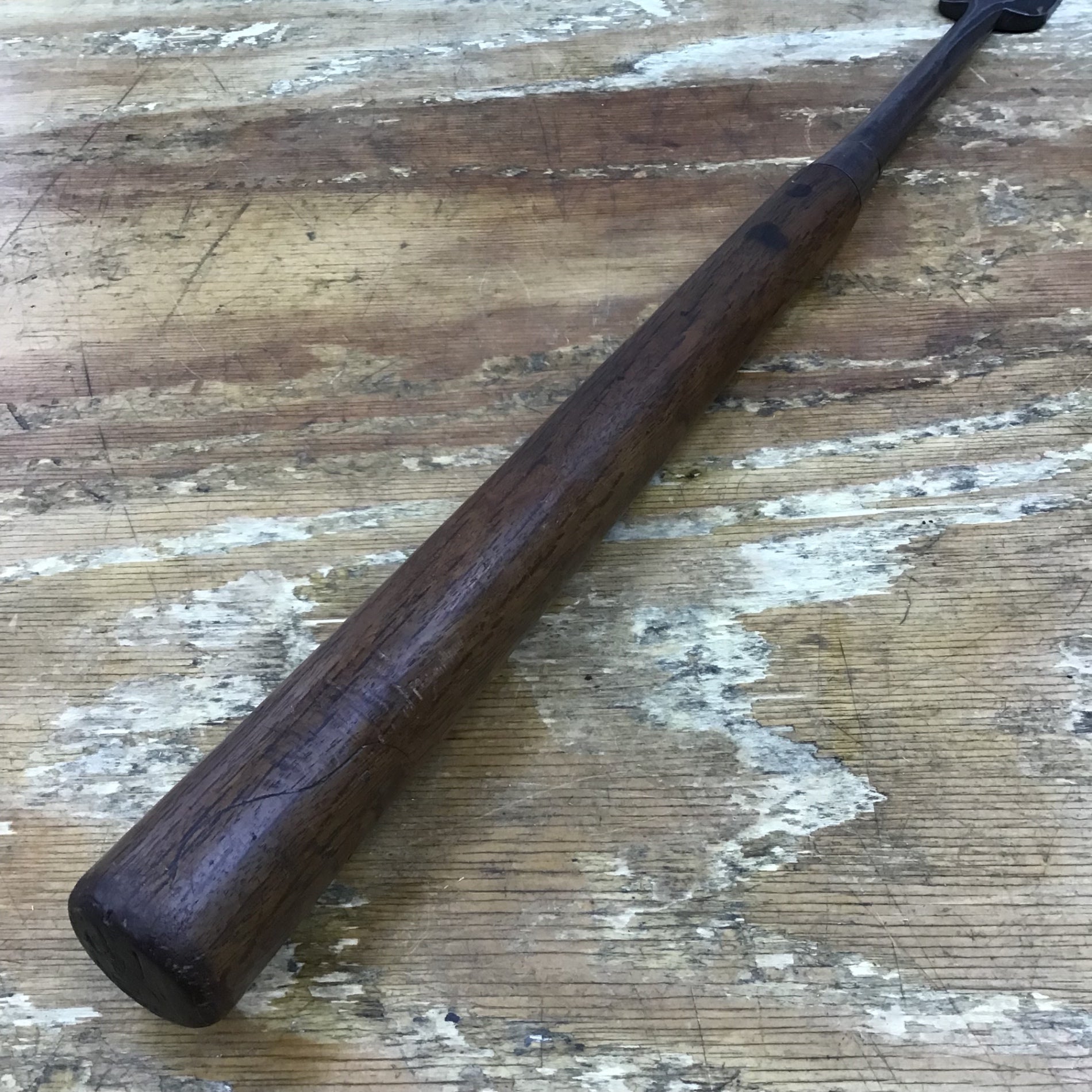 未使用 突きのみ48mm 中古品】 「小鉄」銘 突き鑿 のみ 和工具 木工 Japanise Chisel