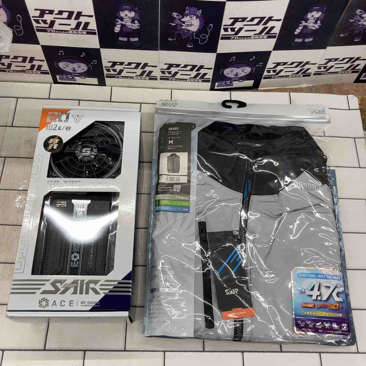 ◇シンメン 空調服用 バッテリーファンセット SA-125 ベスト05402(M)付【所沢店】