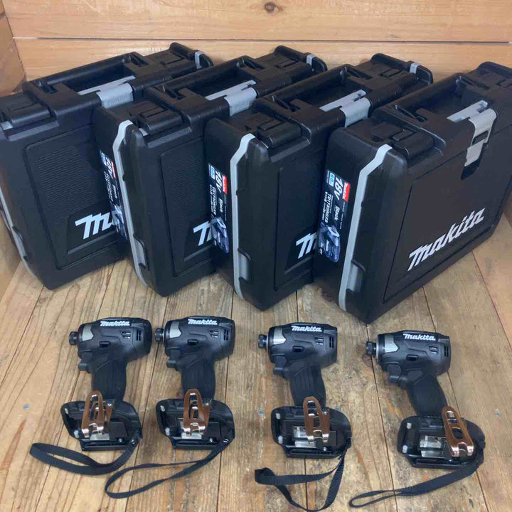【未使用品まとめ売り/特価】マキタ(makita) コードレスインパクトドライバー TD173DZB+ケース 4台セット【所沢店】