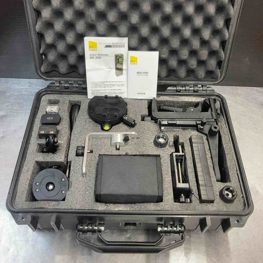 【中古美品】 STS ALINCO(アルインコ) グリーンレーザー墨出し器 ALC-44G フルライン 受光器付属 レベル 水平器 【東大和店】