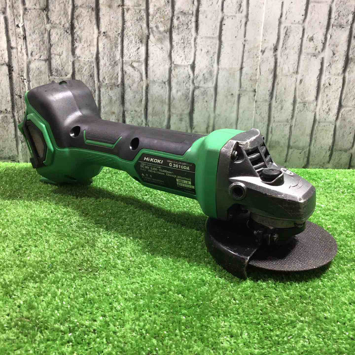 ★ハイコーキ(HIKOKI ※旧:日立工機) 100mmコードレスディスクグラインダ G3610DA(NN)【川口店】