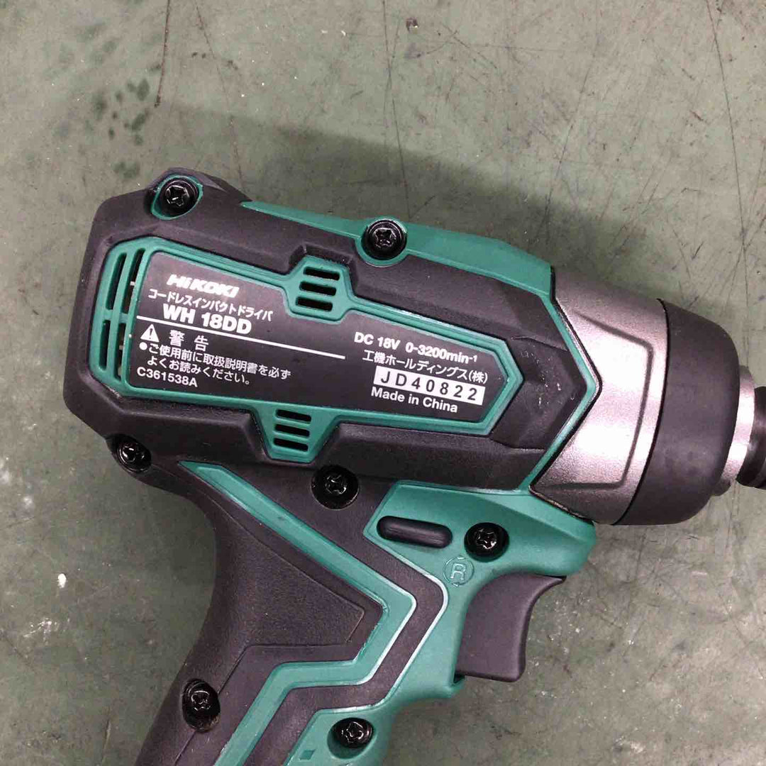 ◇ハイコーキ(HiKOKI) コードレスインパクトドライバー WH18DD(2XCZ)【戸田店】