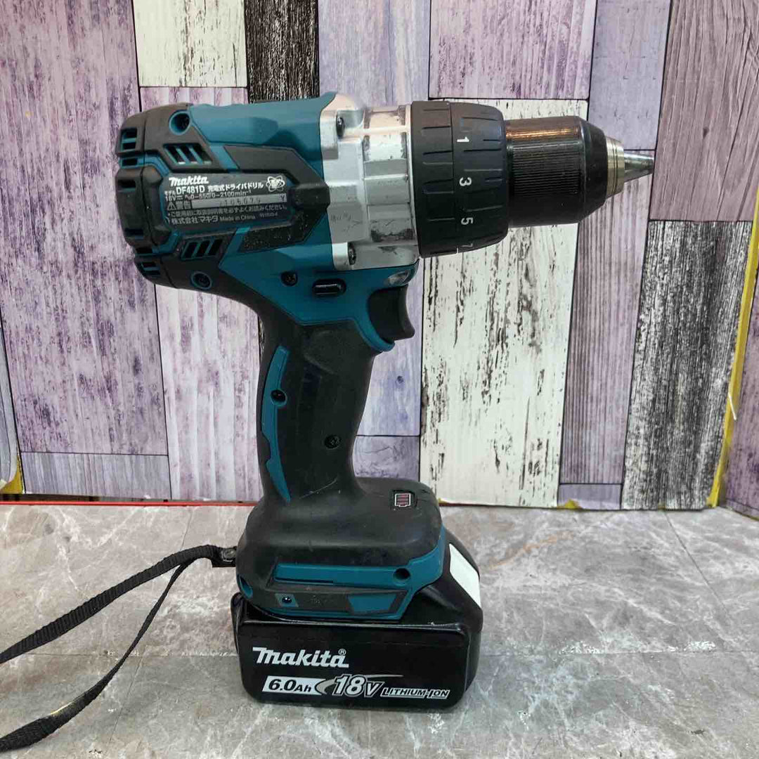 【中古品】マキタ makita 18V コードレスドリルドライバー DF481DRGX【八潮店】