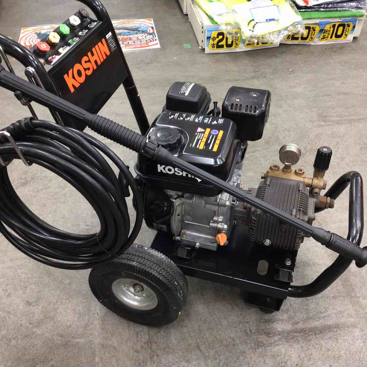 工進 エンジン式高圧洗浄機 15mpa 車輪付タイプ JCE-1510UK【川崎店】