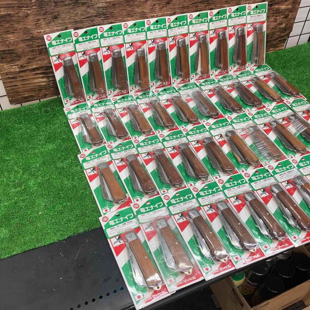 【未使用品(店頭展示品)・大特価まとめ売り！】電工ナイフ 40本 マーベル デンサン【川越店】