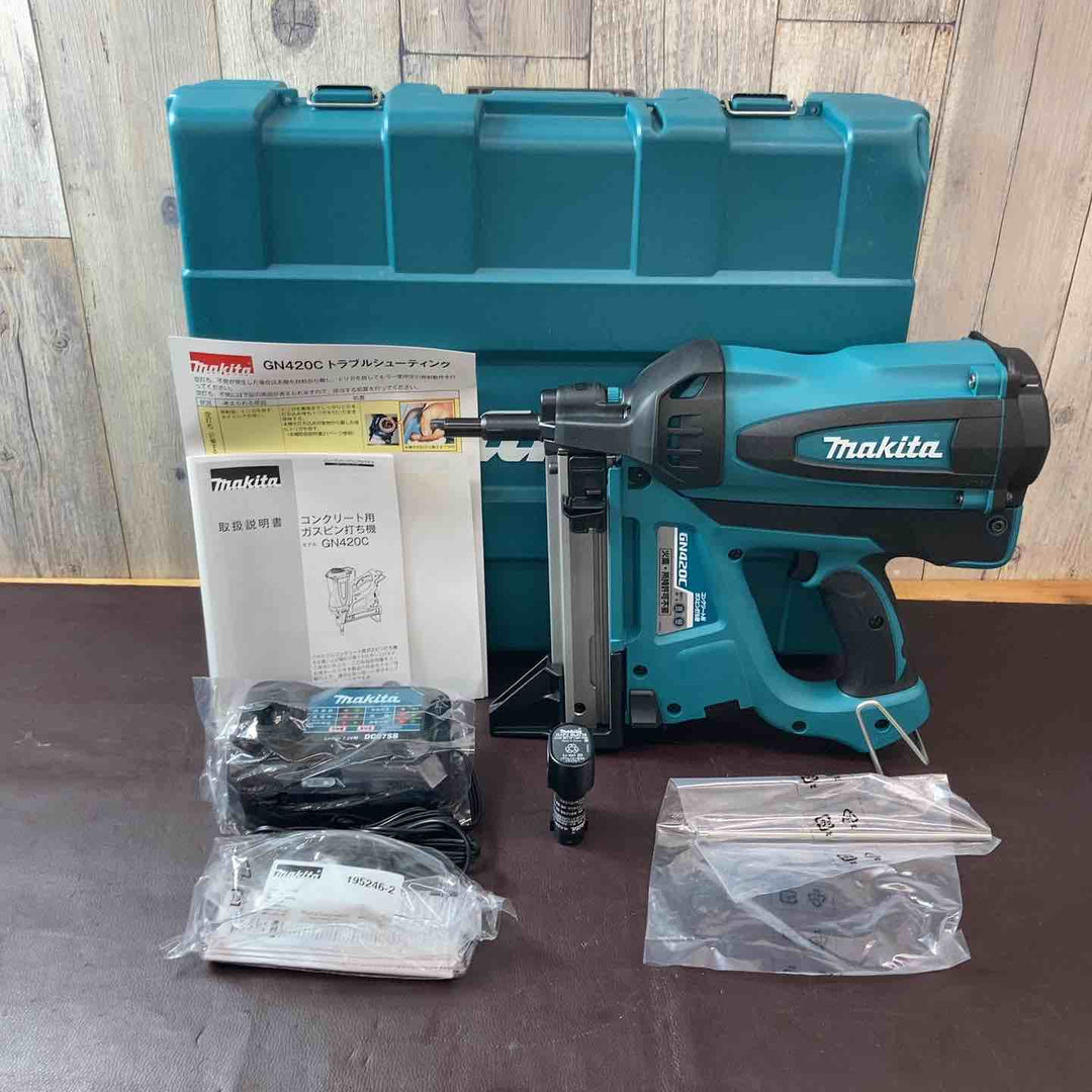 【未使用品(店頭展示品)】 マキタ(makita) 7.2V コードレスコンクリート用ガスピン打ち機 GN420C フルセット品 【東大和店】