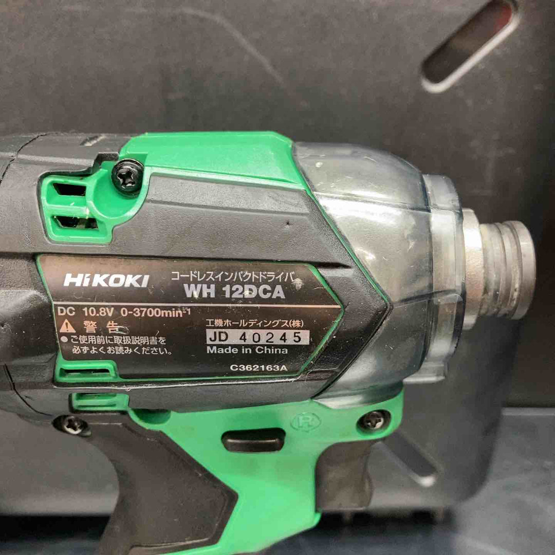 ハイコーキ(HIKOKI ※旧:日立工機) コードレスインパクトドライバー WH12DCA(2LS)【川越店】