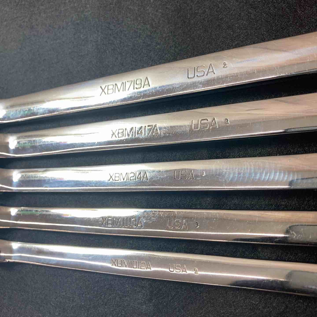 【中古品】 スナップオン(Snap-on) XBM1012 1113A 1214A 1417A 1719A メガネレンチ5本セット 【東大和店】