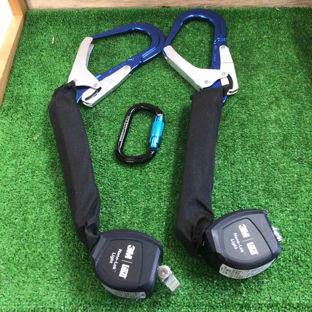 3M 巻取り式ランヤード ツイン(タイプ1) DBI-サラ Nano-Lok Light 3101740[新規格適合]【町田店】