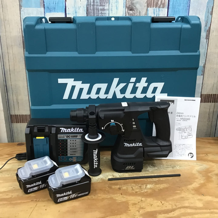 【未使用品】★マキタ(makita) コードレスハンマドリル HR244DRGXB 3モード ハツリ 穴あけ【柏店】
