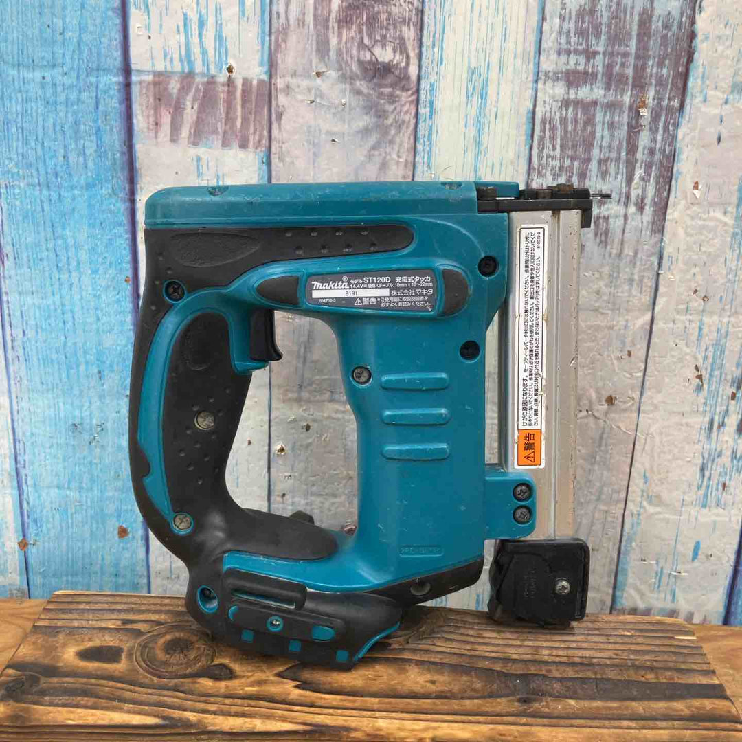 【中古品】◇マキタ makita コードレスタッカ ST120DZK J線 10mm 14.4V 本体のみ【柏店】