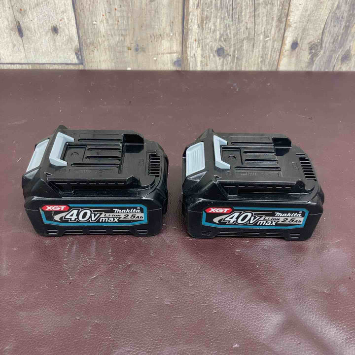 【中古品】 マキタ(makita) リチウムイオンバッテリー 40Vmax/2.5Ah BL4025 2個まとめ 【東大和店】