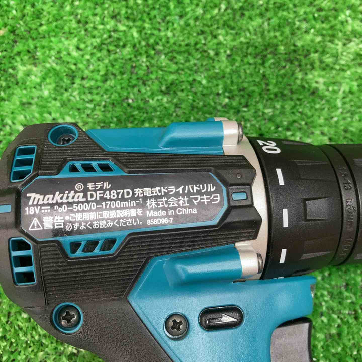 【美品】マキタ(makita) コードレスドリルドライバー DF487DZ 動作確認済み【川越店】