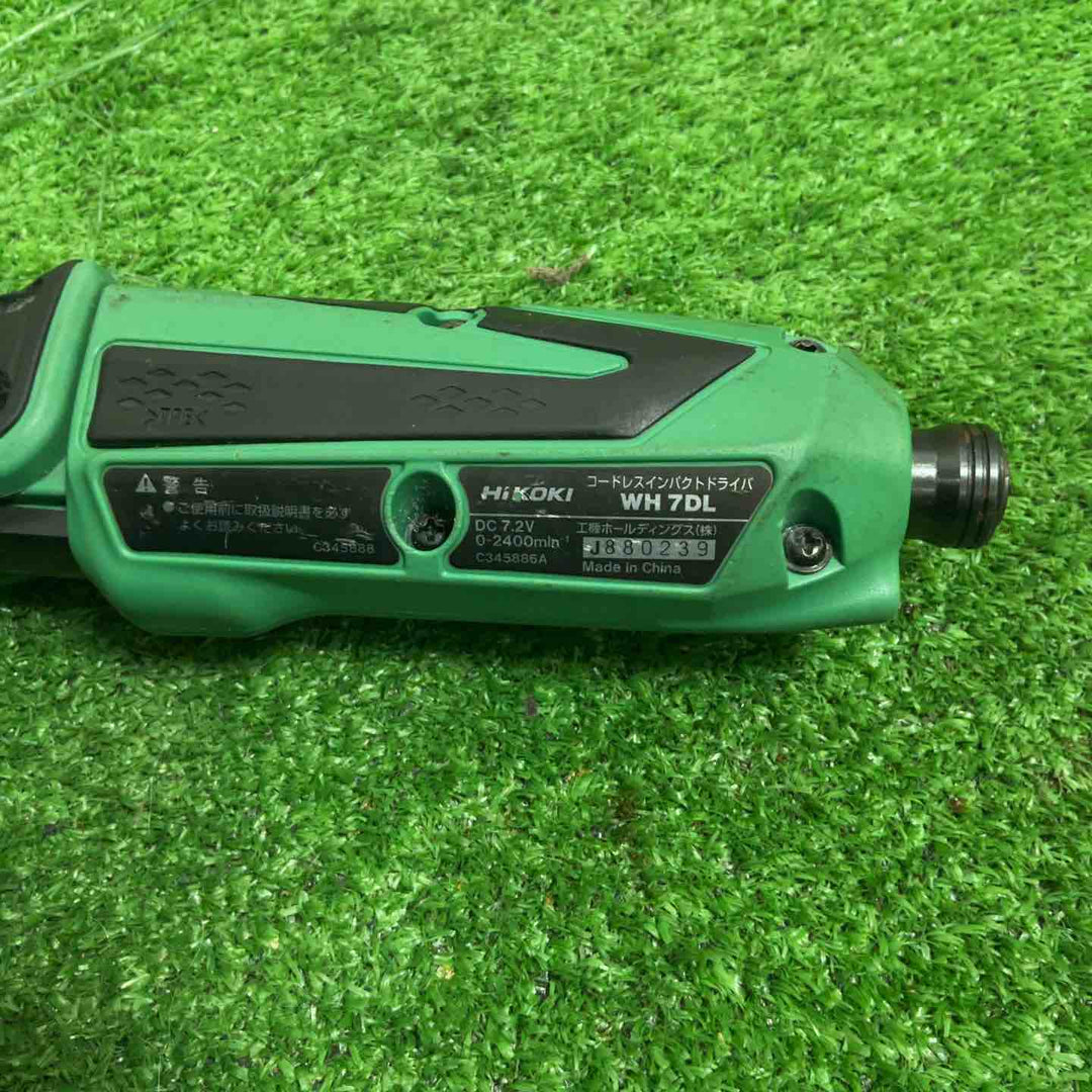 ◇ハイコーキ(HIKOKI ※旧:日立工機) 7.2V コードレスペンインパクトドライバー WH7DL(2LCSK)【草加店】