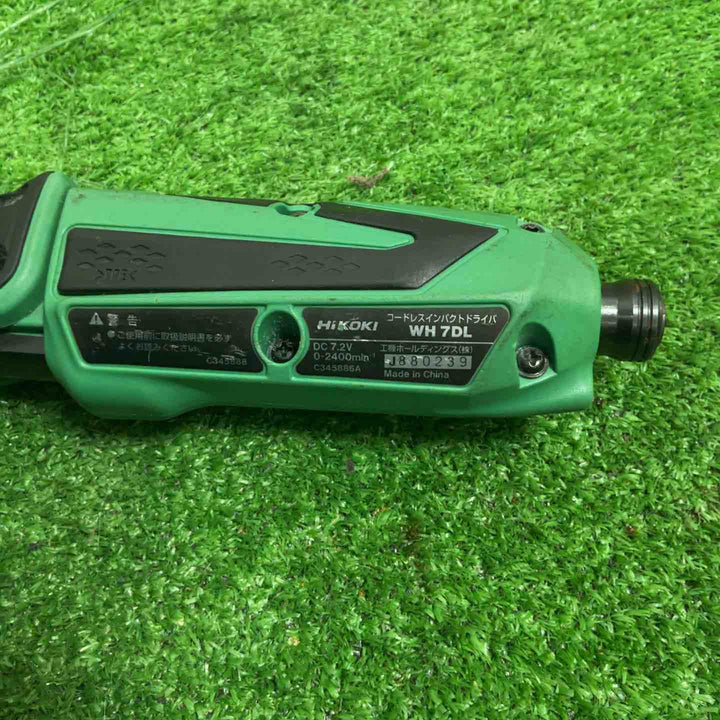 ◇ハイコーキ(HIKOKI ※旧:日立工機) 7.2V コードレスペンインパクトドライバー WH7DL(2LCSK)【草加店】