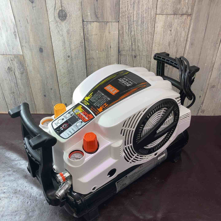【中古品】MAX 限定カラーエアコンプレッサー AK-HL1250E マーブルホワイト 常圧・高圧【東大和店】